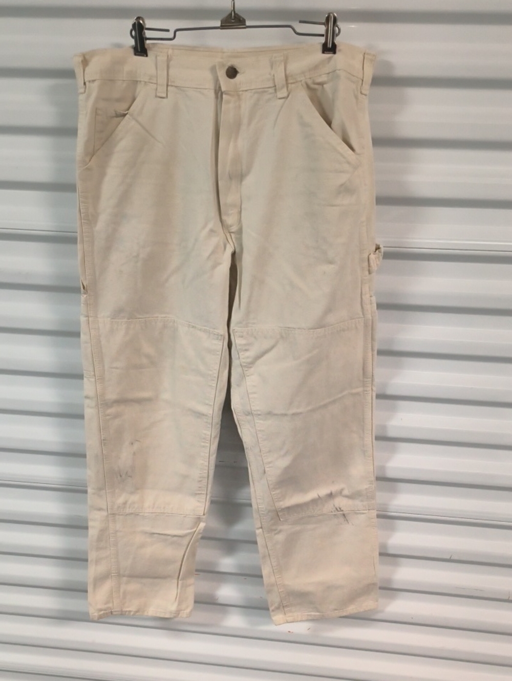 Vtg Stan Ray Ivory Hickory Carpenter Style Solid Pants Men's 36x30 Made in USA